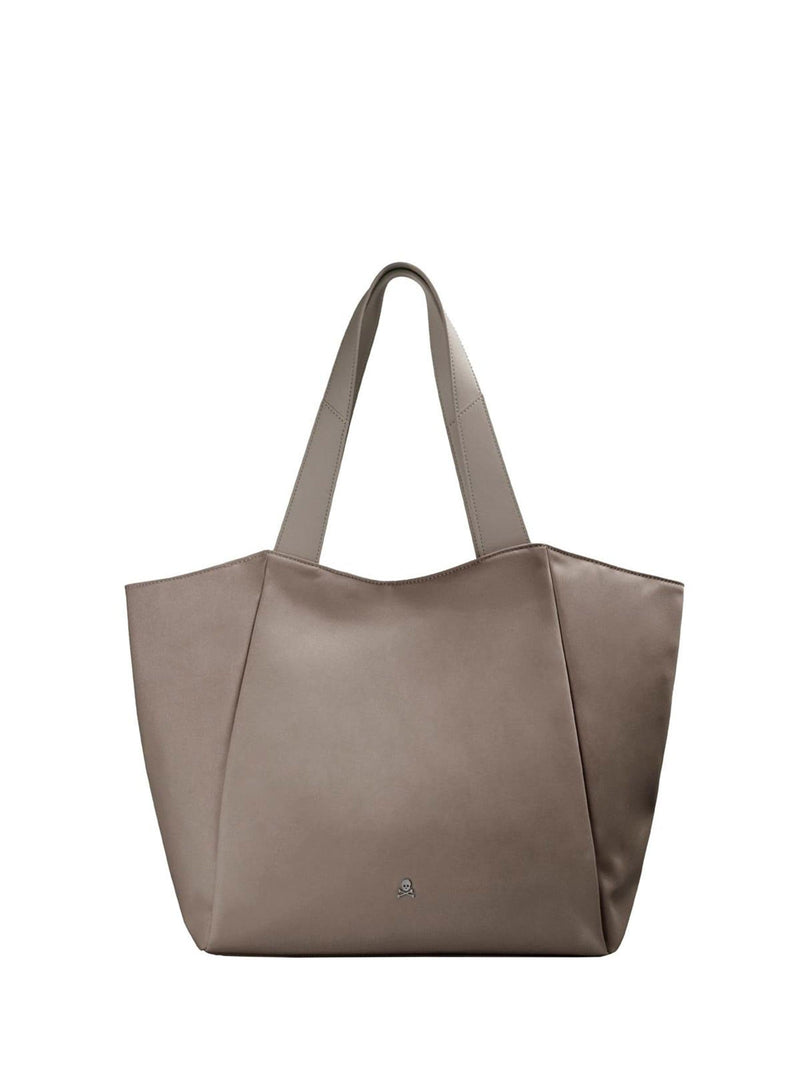 Scalpers brown faux leather shopper bag 48cm - British product