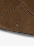 Scalpers brown suede-effect shoulder bag (British brand)