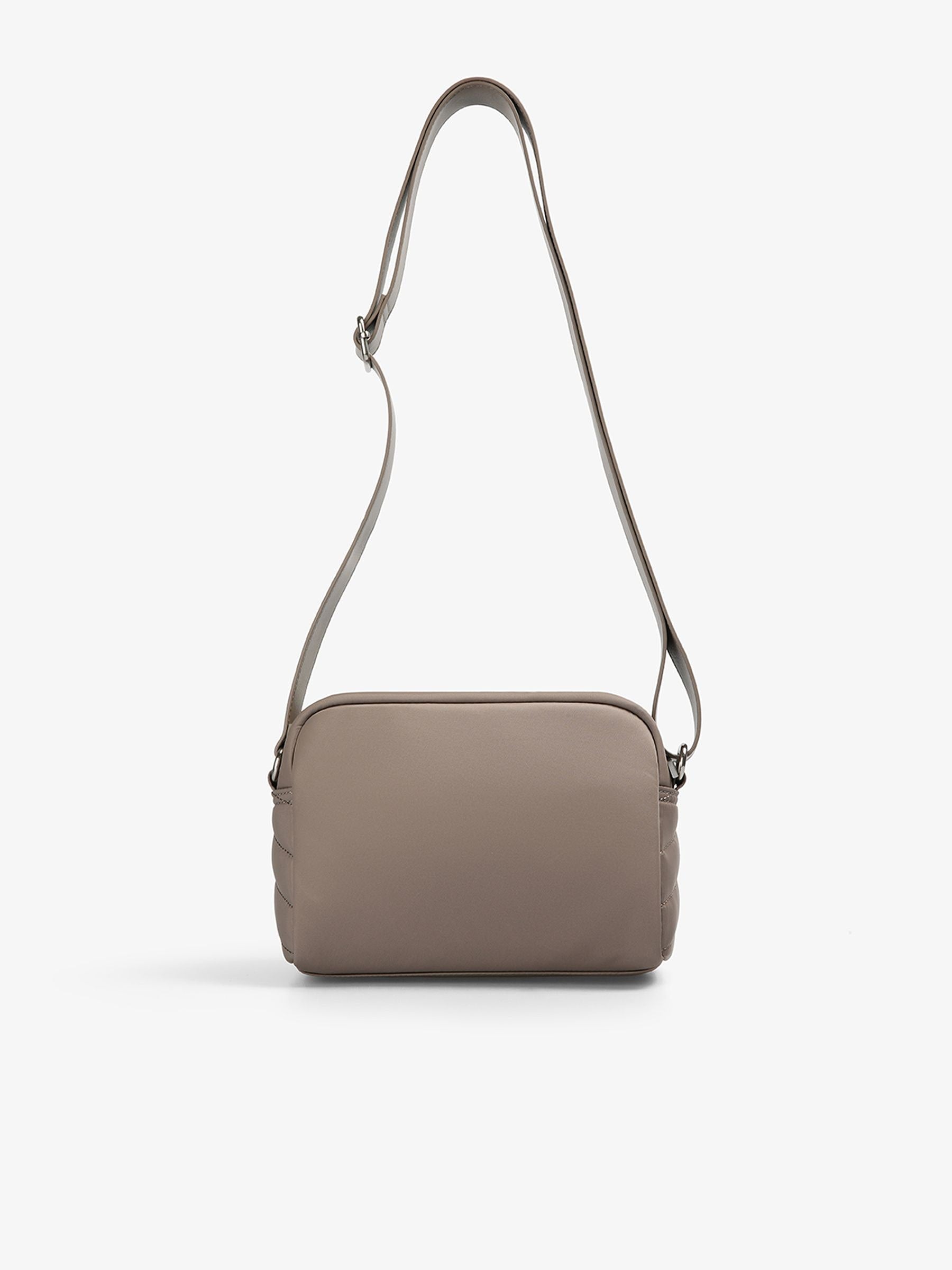 Scalpers brown quilted crossbody bag, UK version