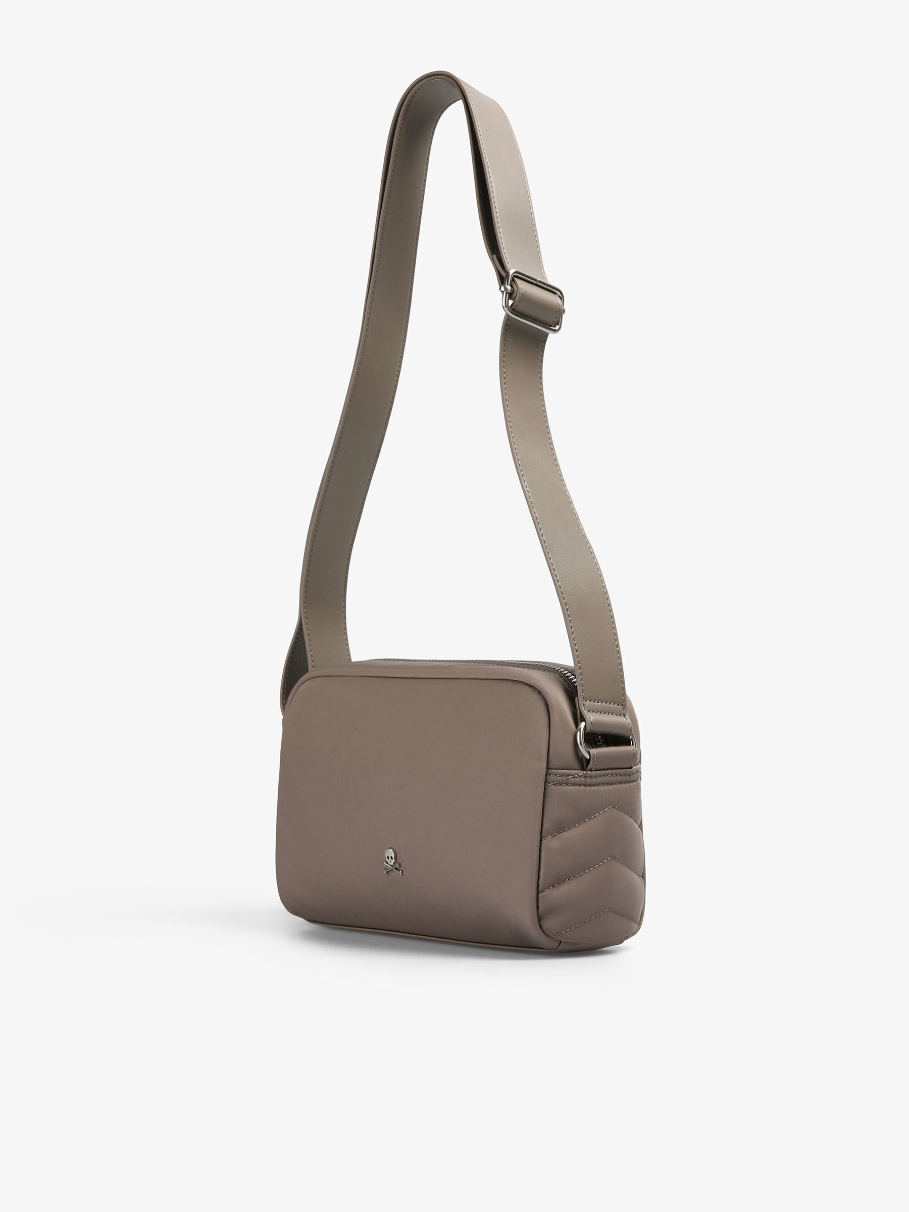 Scalpers brown quilted crossbody bag, UK version