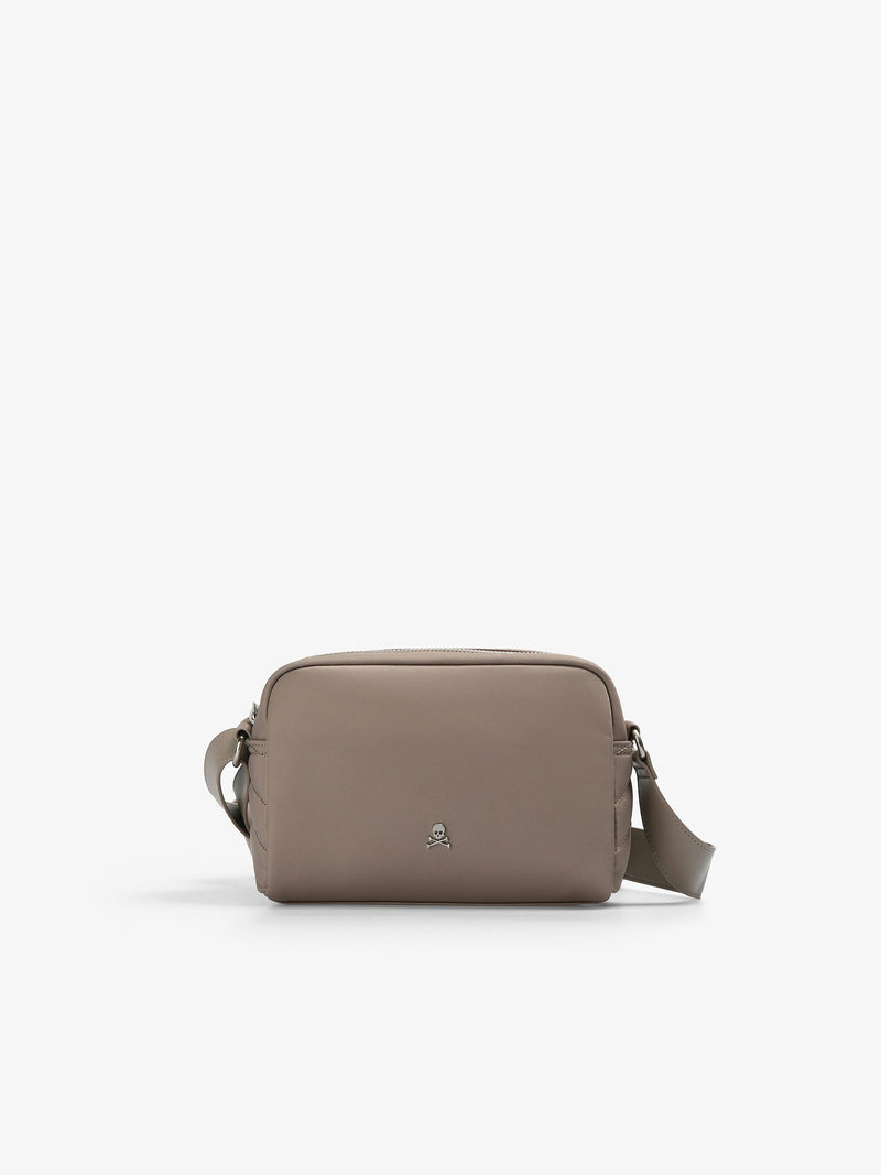 Scalpers brown quilted crossbody bag, UK version