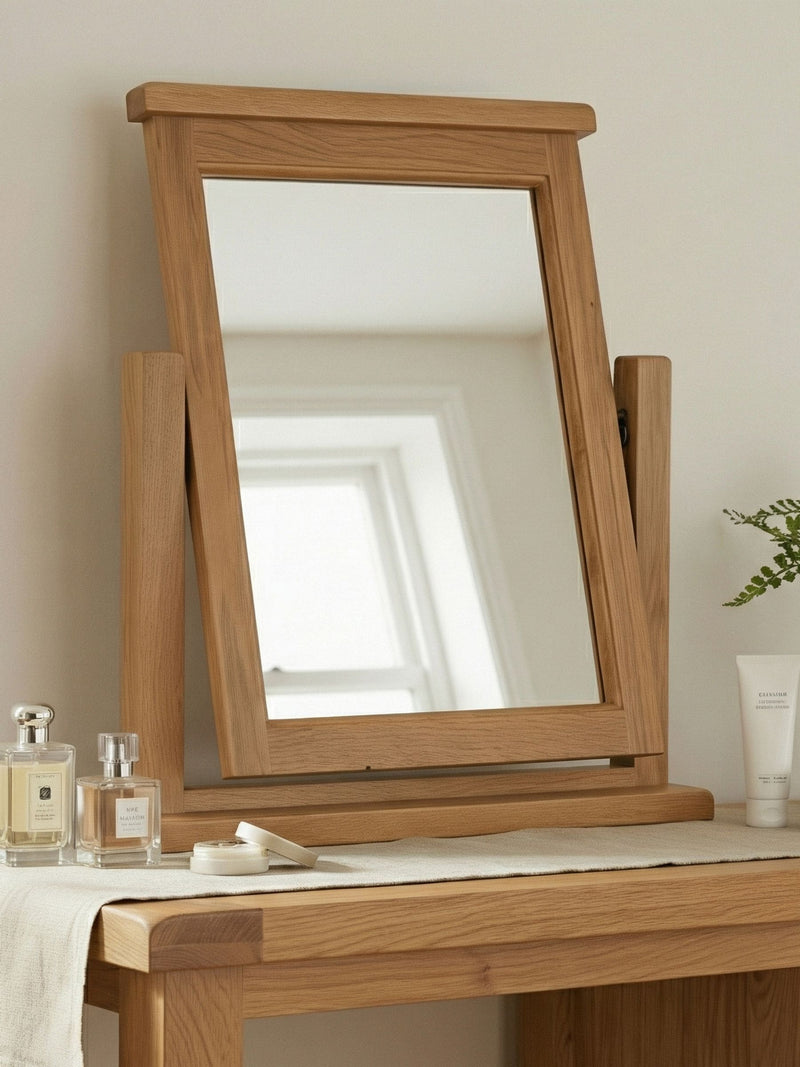 Windward Home Sorrel dressing table mirror brown oak - British product