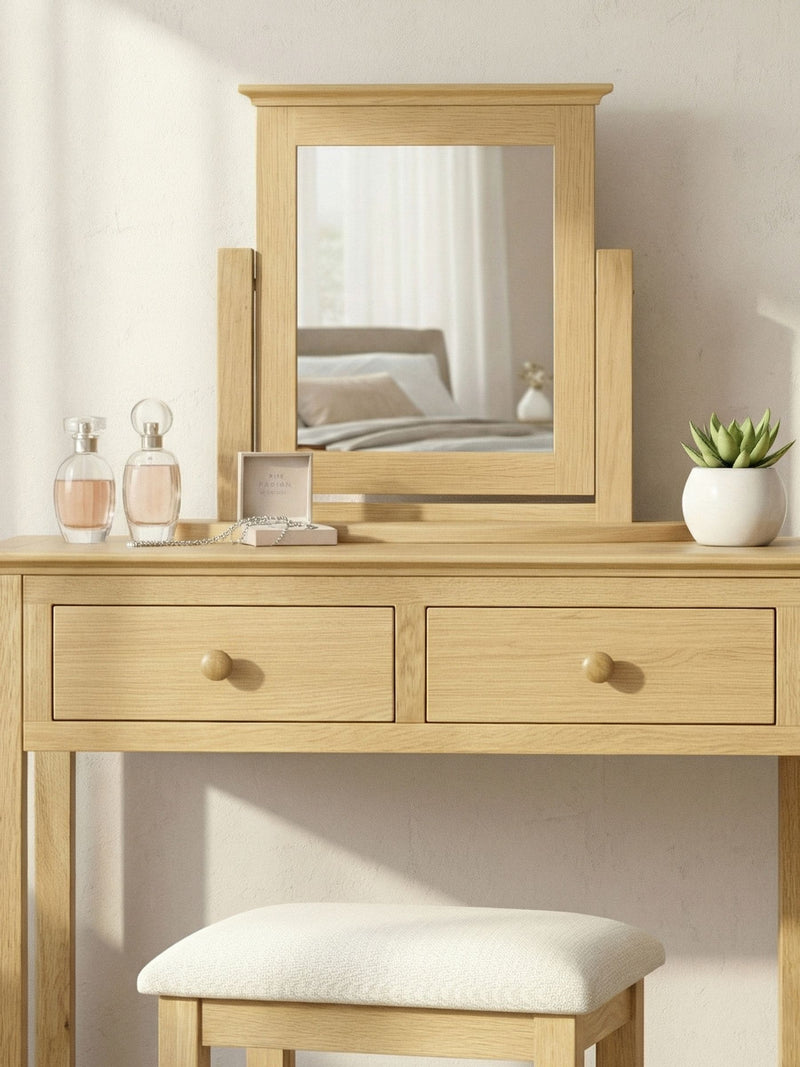 Windward Home Natural Meadow Dressing Table Mirror - British product