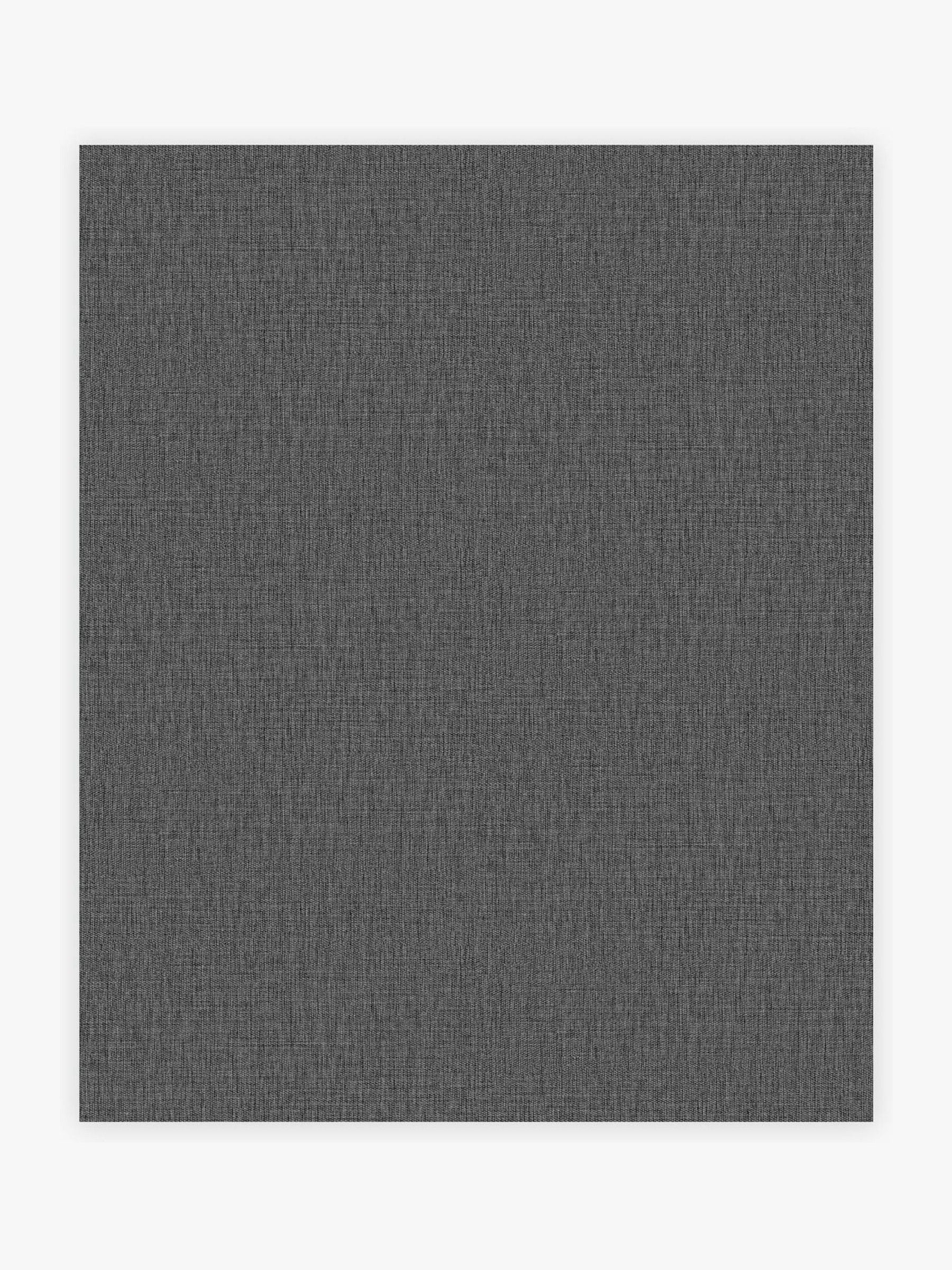 Charcoal linen look wallpaper sample A4 - British product