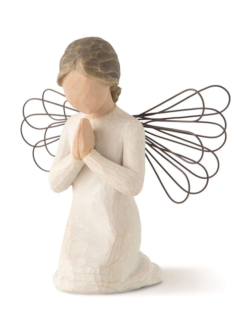 Willow Tree Angel of Prayer figurine off white, imported from the UK