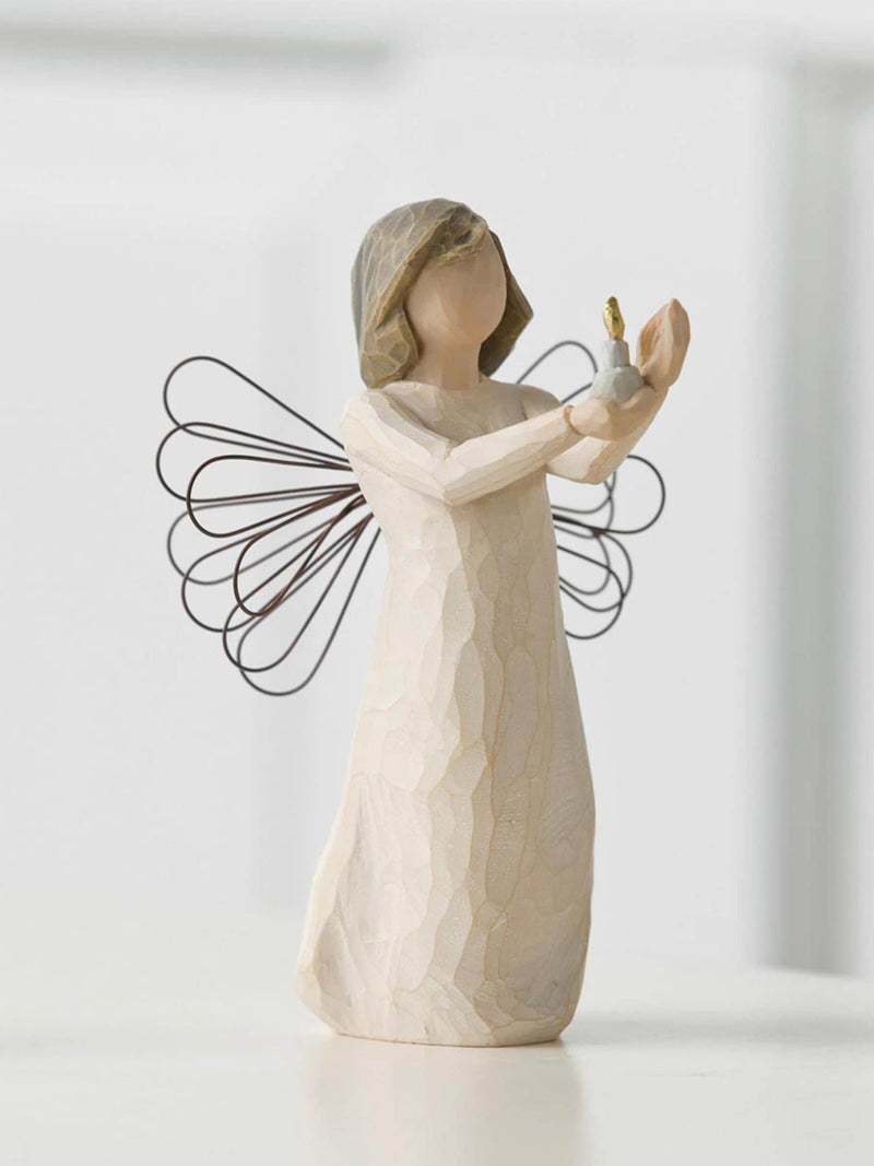 Willow Tree Angel of Hope stoneware figurine 13cm, UK version