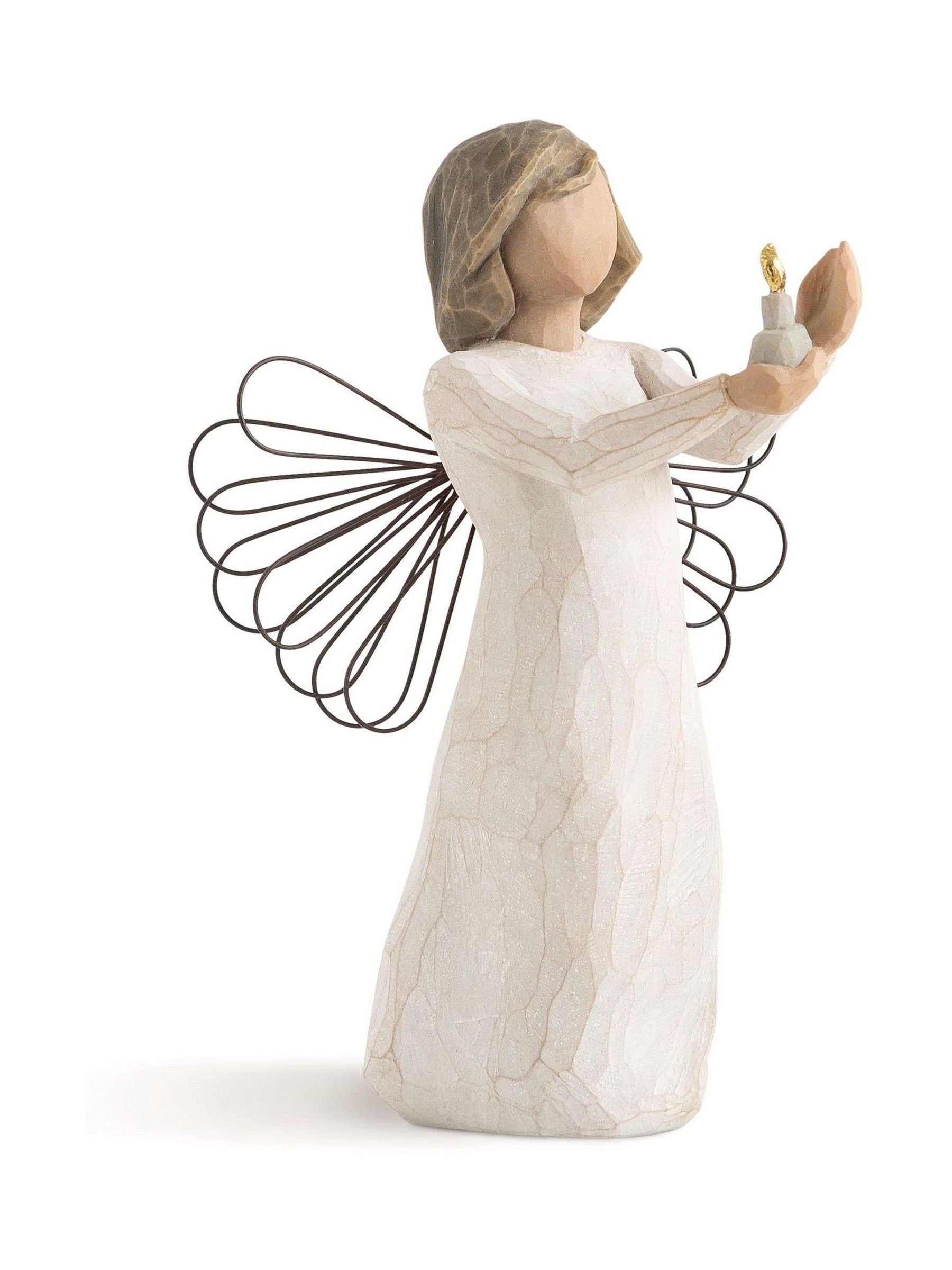 Willow Tree Angel of Hope stoneware figurine 13cm, UK version
