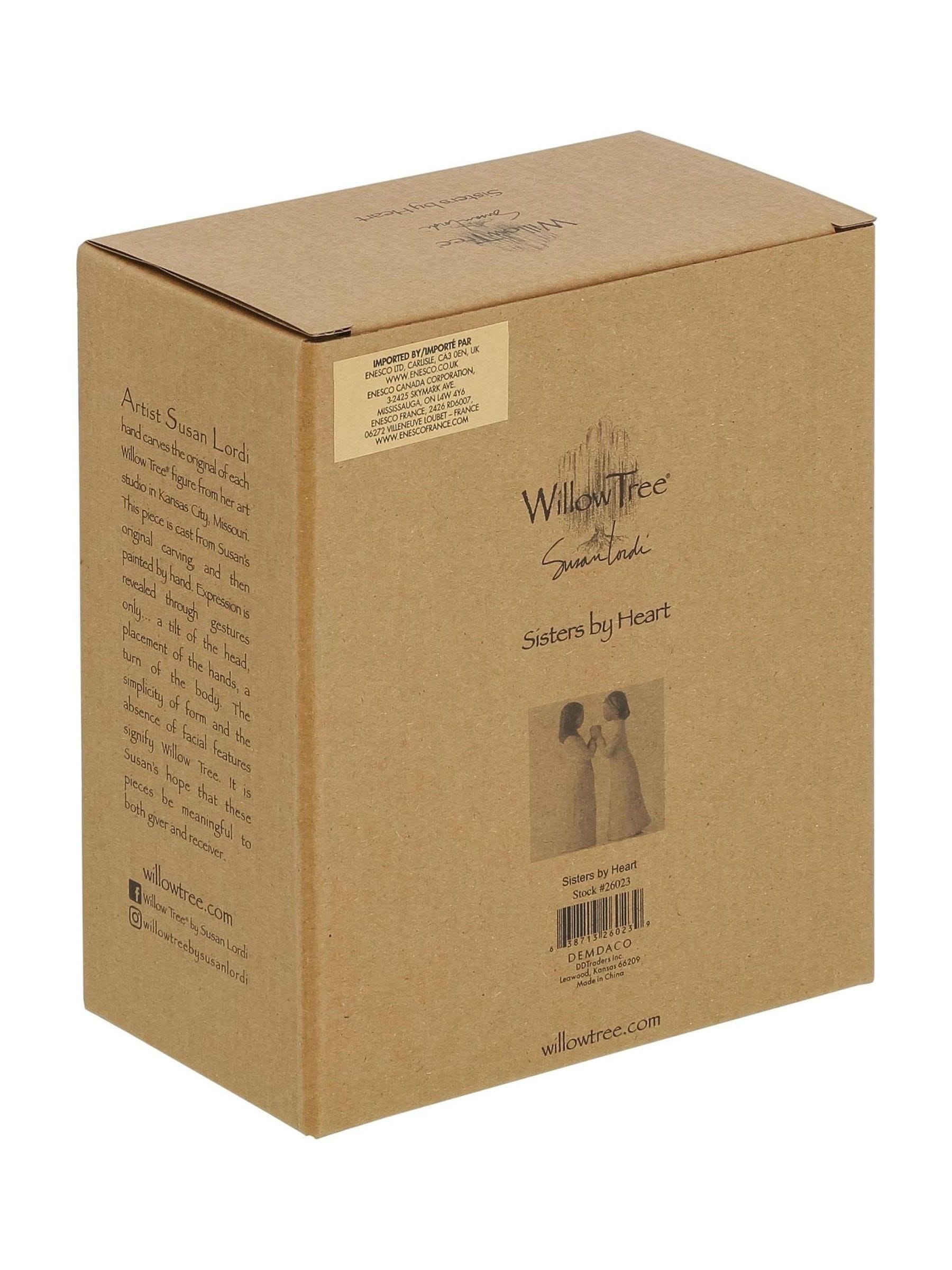 Willow Tree sisters figurine off white cast stone (British brand)