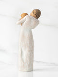 Willow Tree golden dog figurine off white, imported from the UK