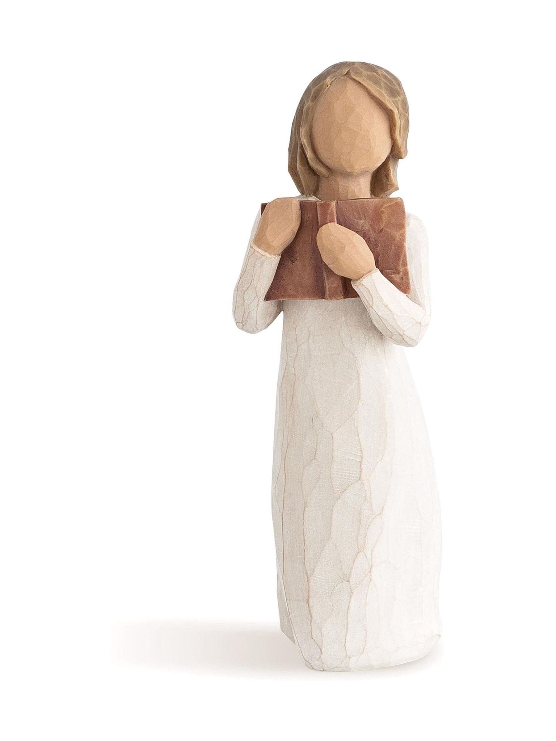 Willow Tree Love of Learning figurine hand-painted cast stone 13.5cm (British brand)