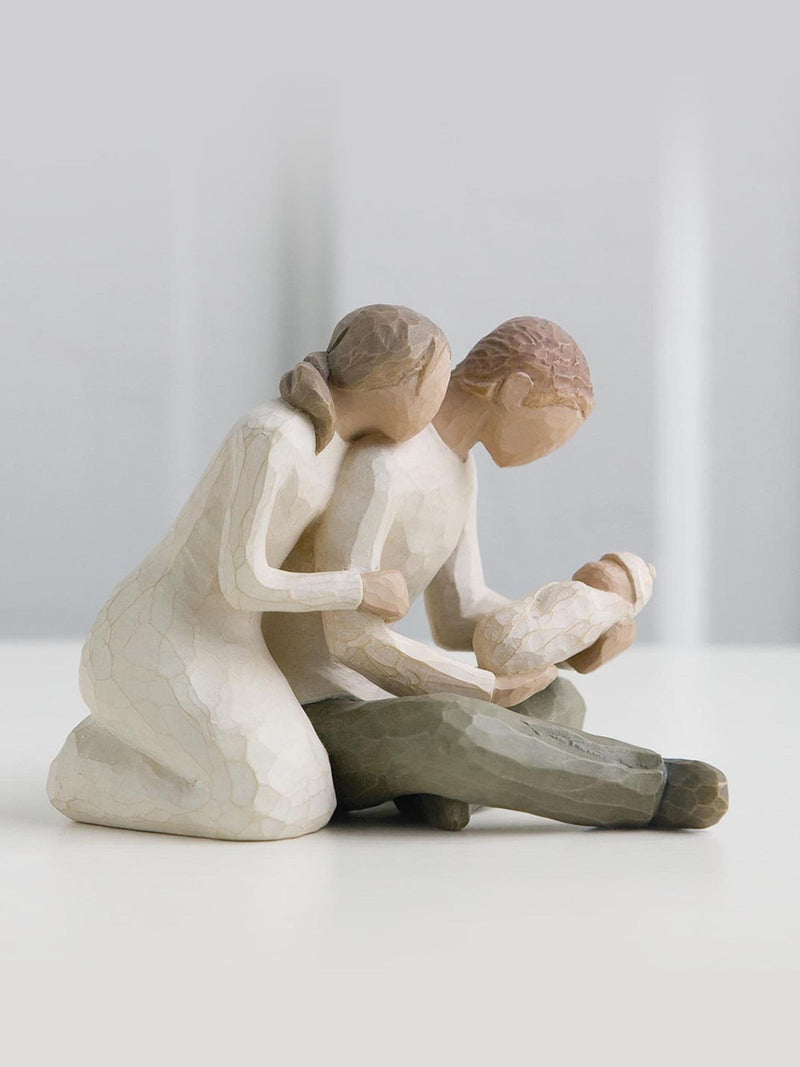 Willow Tree New Life figurine hand-painted cast stone, UK version