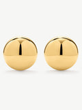 D.LOUISE gold tone waterproof bold bauble stud earrings, imported from the UK