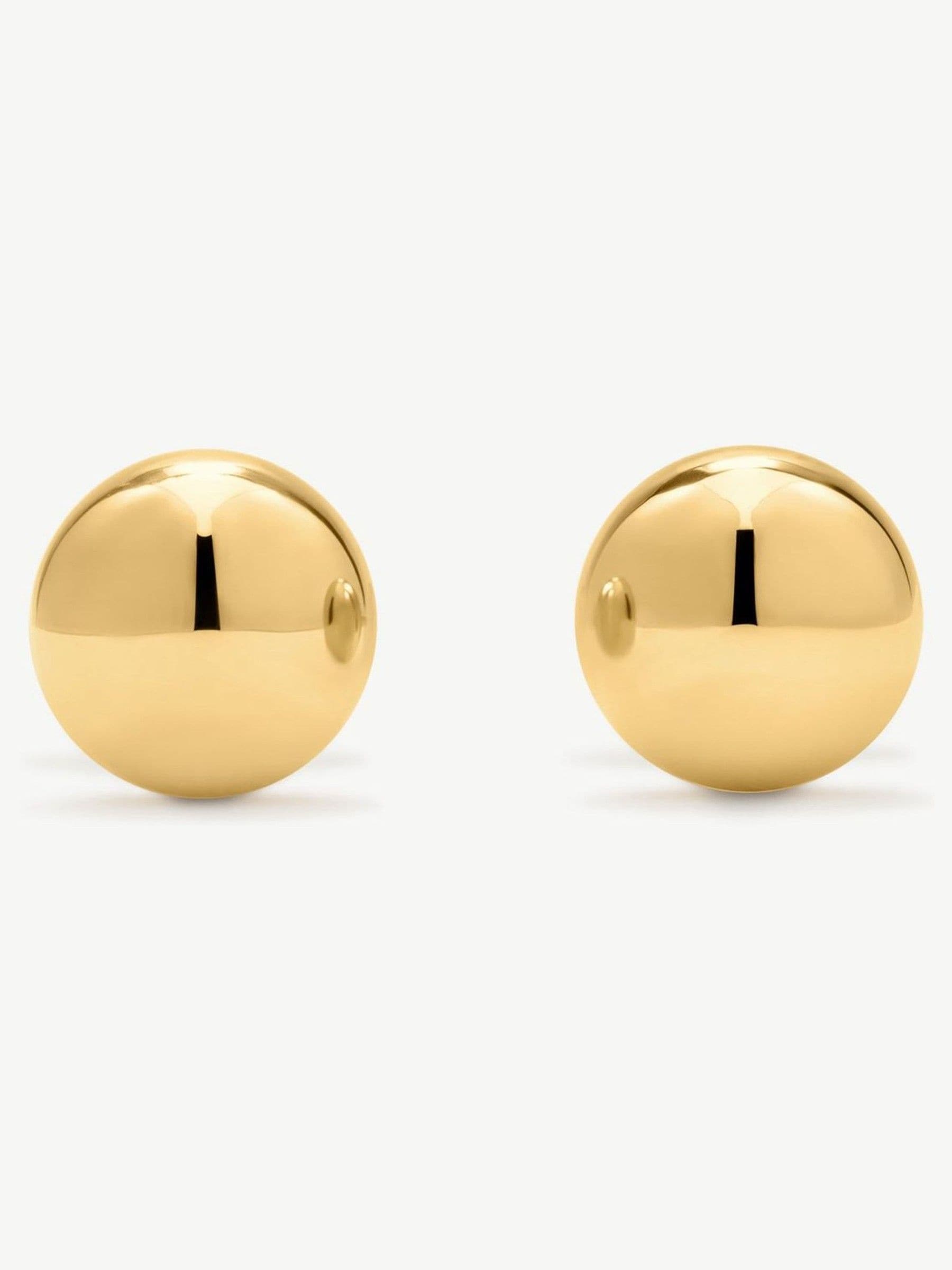 D.LOUISE gold tone waterproof mini bauble studs (British brand)