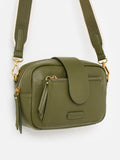 Oliver Bonas Charlee khaki green crossbody bag - British product