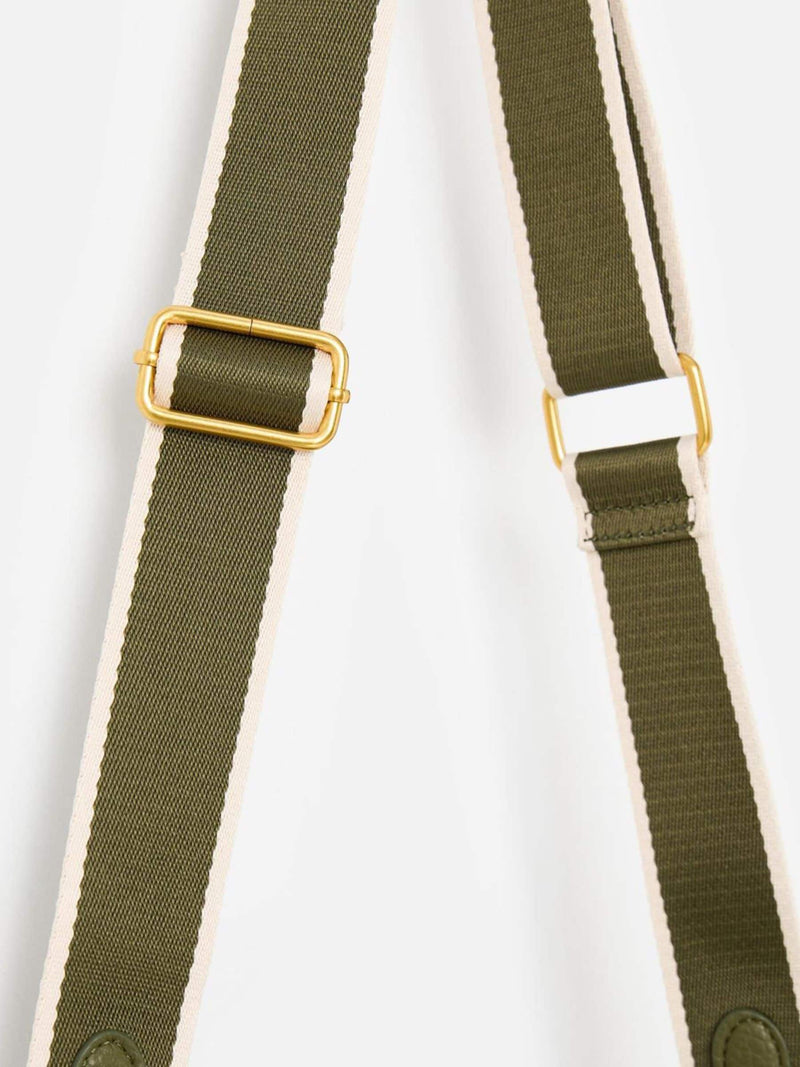 Oliver Bonas Charlee khaki green crossbody bag - British product