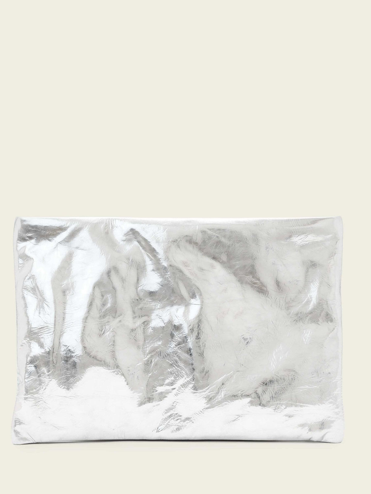 AllSaints grey large Bettina clutch, UK version