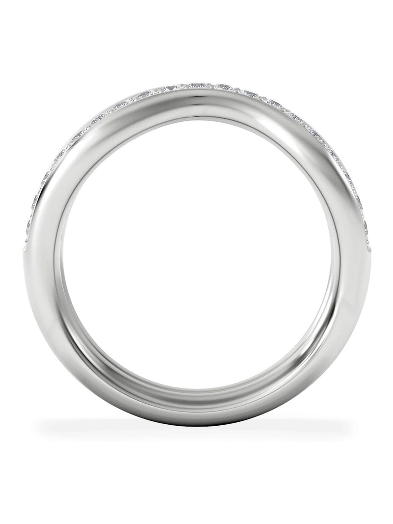 The Diamond Store 9K white gold stacking ring 0.26ct, UK version