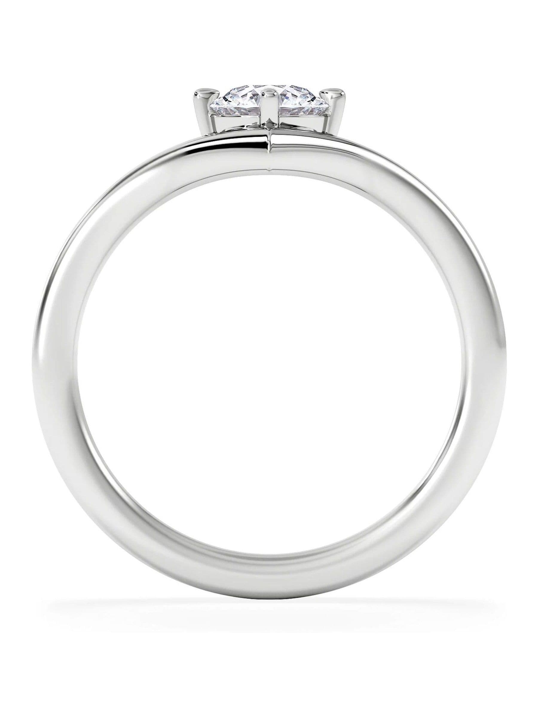 The Diamond Store solitaire engagement ring 0.50ct lab diamond (British brand)