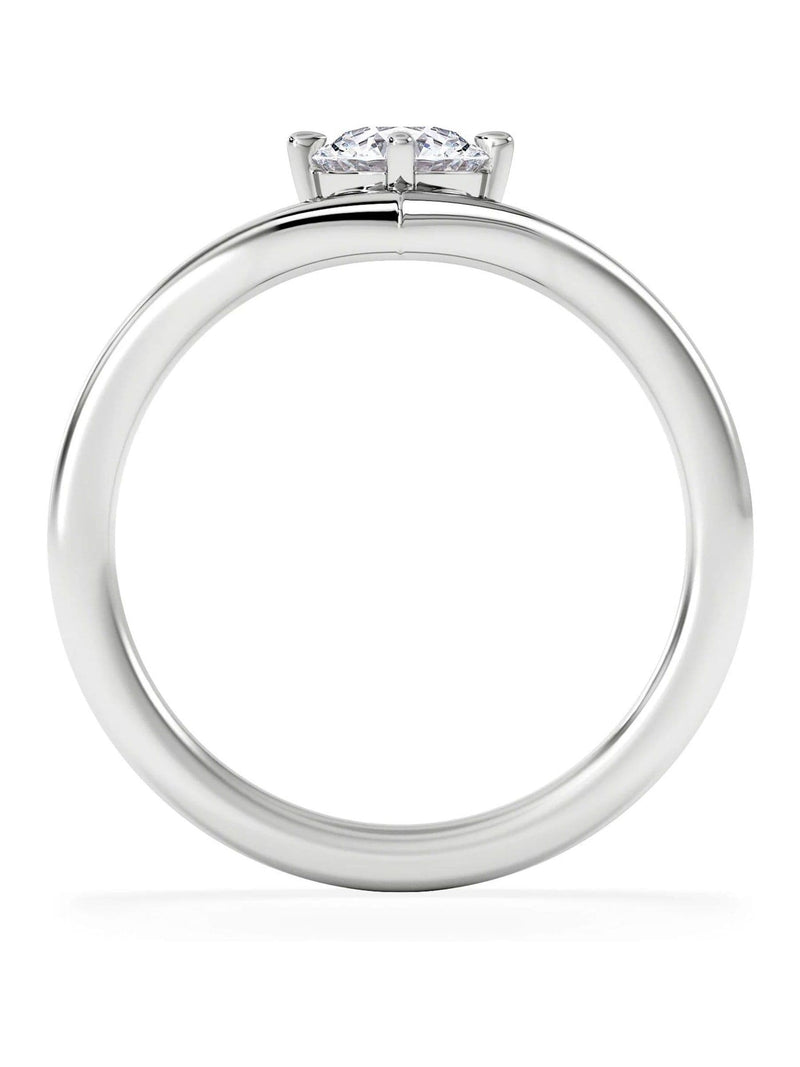 The Diamond Store solitaire engagement ring 0.50ct lab diamond (British brand)