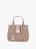 Carvela Cream Maria Mini Weave Tote Bag