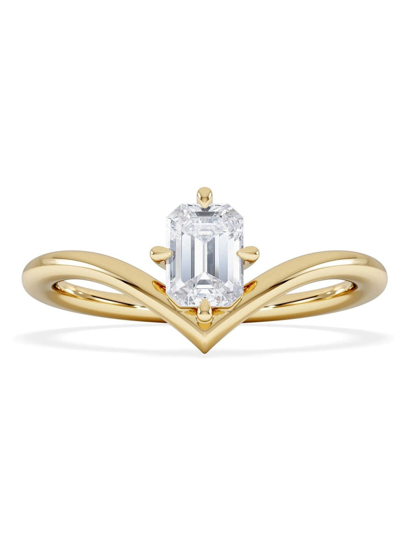 The Diamond Store Vela 0.50ct emerald ring (British brand)