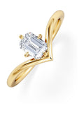 The Diamond Store Vela 0.50ct emerald ring (British brand)