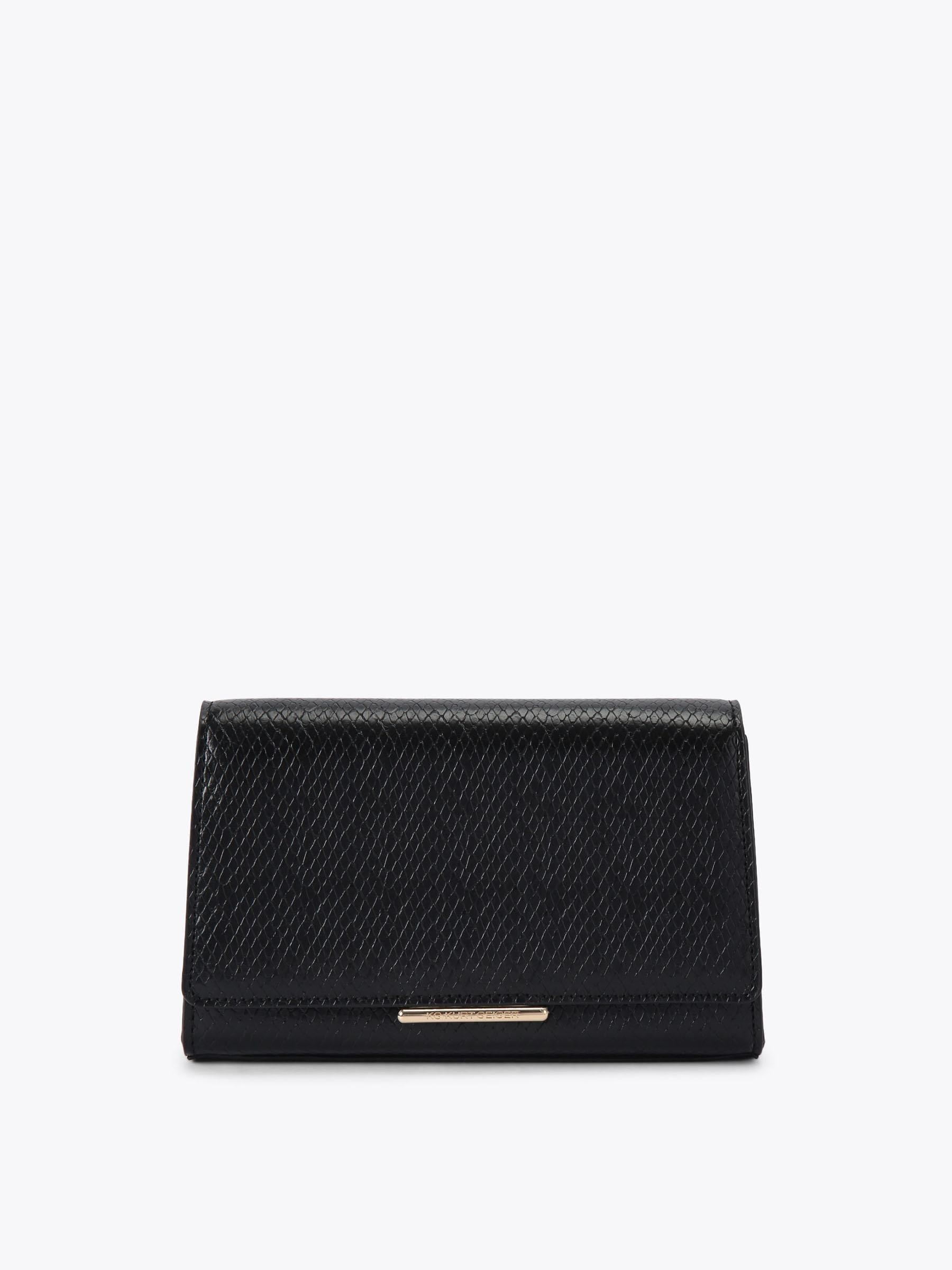 KG Kurt Geiger salome clutch bag metallic gold (British brand)