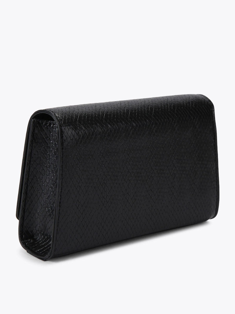 KG Kurt Geiger salome clutch bag metallic gold (British brand)
