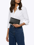 KG Kurt Geiger salome clutch bag metallic gold (British brand)