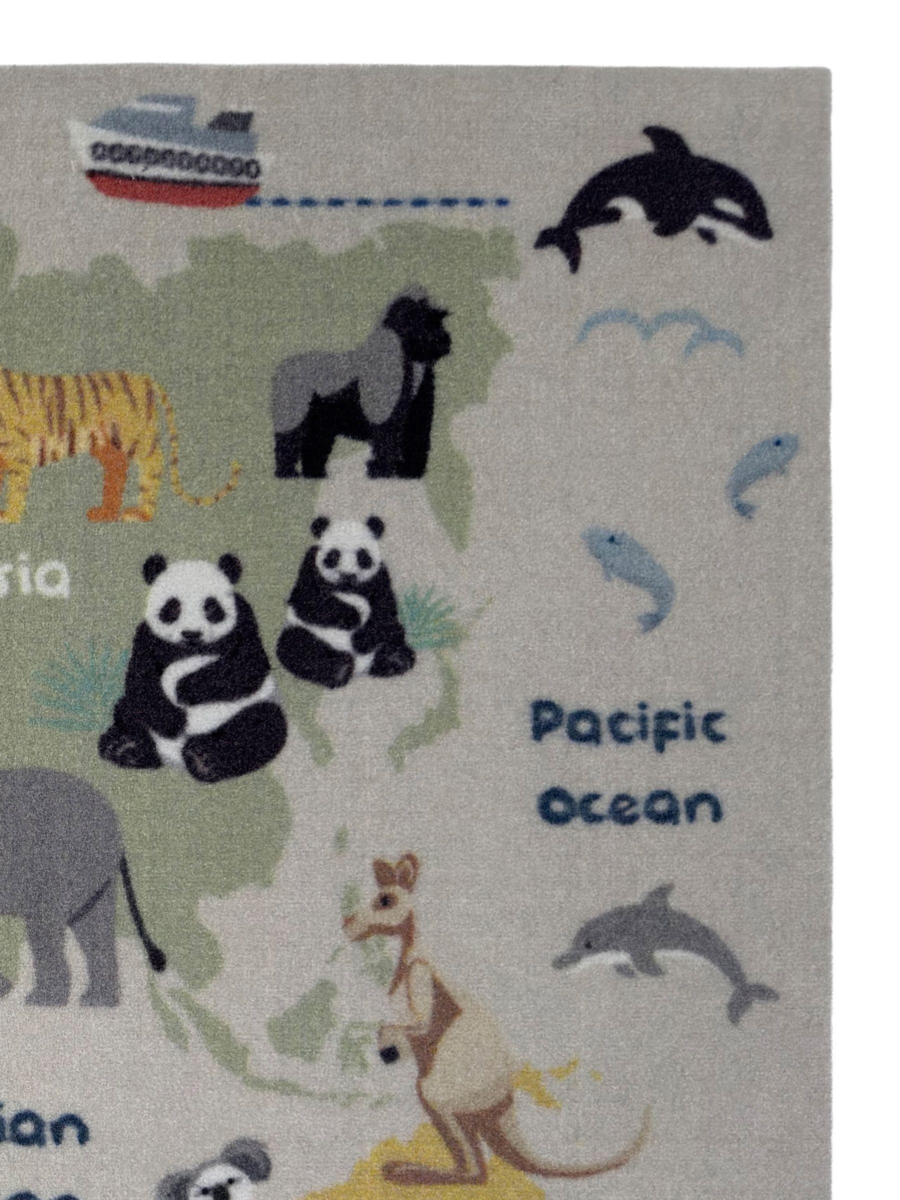 My Mat world map playmat rug children's 100x150cm (British brand)