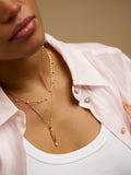 Orelia London gold tone textured fish charm necklace - British product
