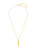 Orelia London gold tone textured fish charm necklace - British product