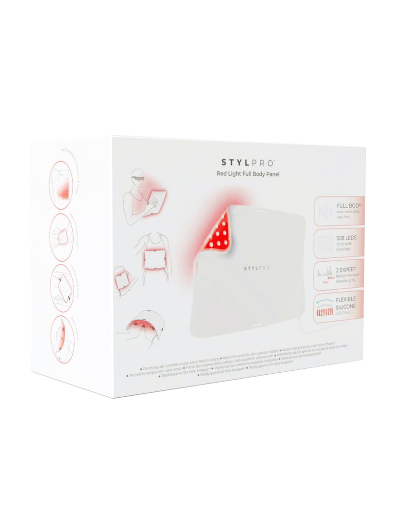 Stylpro red light full-body panel for beauty routines (British brand)