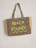 White Stuff natural beach bound tote bag, imported from the UK