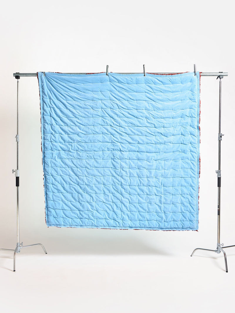 Oliver Bonas reversible velvet frill quilt 220cm - British product