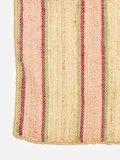 Oliver Bonas pink striped jute runner rug, UK version