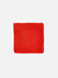 Oliver Bonas red love tufted cushion cover 45x45cm, UK version