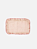 Oliver Bonas Love Gingham cushion cover 50x30cm, imported from the UK