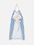 Oliver Bonas blue striped Pizza Club apron - British product