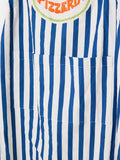Oliver Bonas blue striped Pizza Club apron - British product
