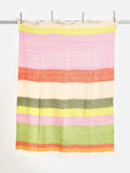 Oliver Bonas multicoloured striped throw 170x130cm (British brand)