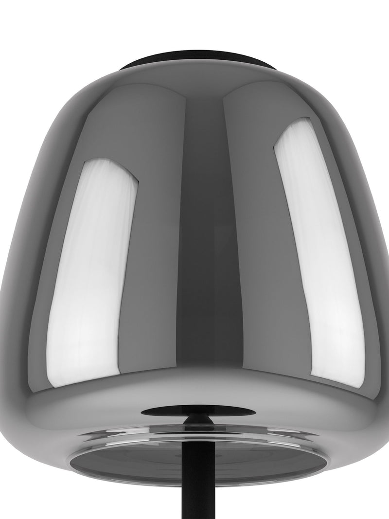 Eglo Alfero-Z smart table lamp black glass (British brand)