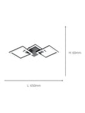 Eglo Paranday-Z smart ceiling light 65cm, UK version