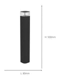 Eglo Castelnuovo path light black aluminium IP65 (British brand)