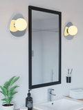 Eglo Chrome Castrovido Glass Modern Bathroom Wall Light