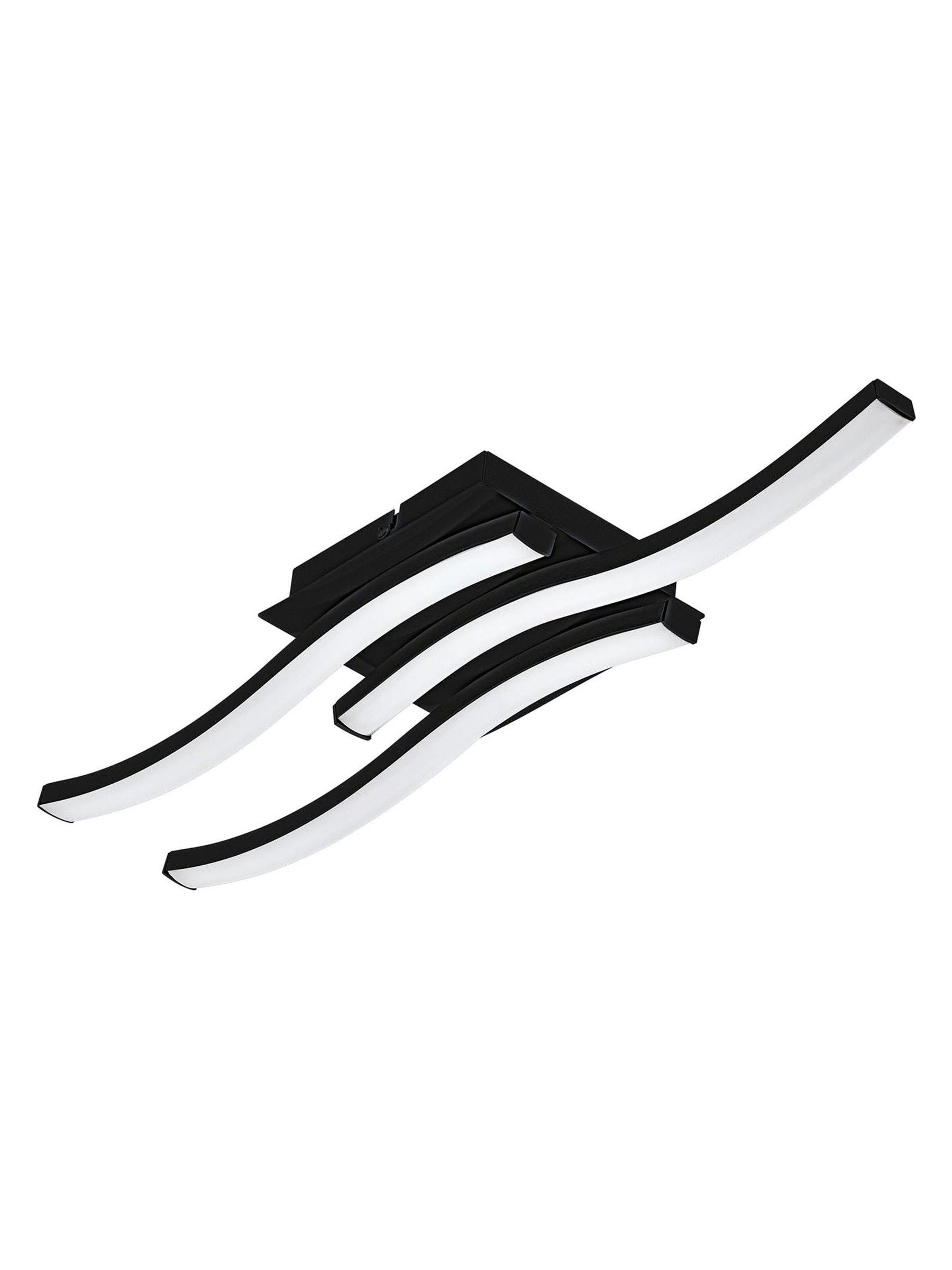 Eglo Cabezas-E black LED ceiling light (British brand)