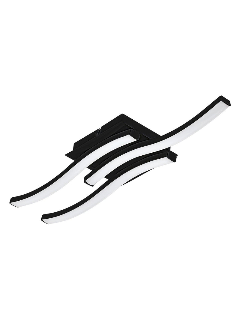 Eglo Cabezas-E black LED ceiling light (British brand)