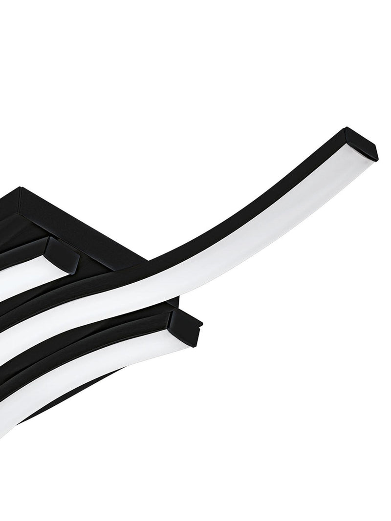 Eglo Cabezas-E black LED ceiling light (British brand)