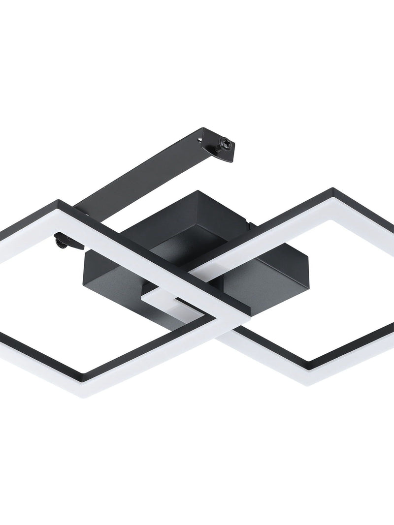 Eglo Palmaves-E LED ceiling light black 3000K - British product