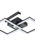 Eglo Palmaves-E LED ceiling light black 3000K - British product